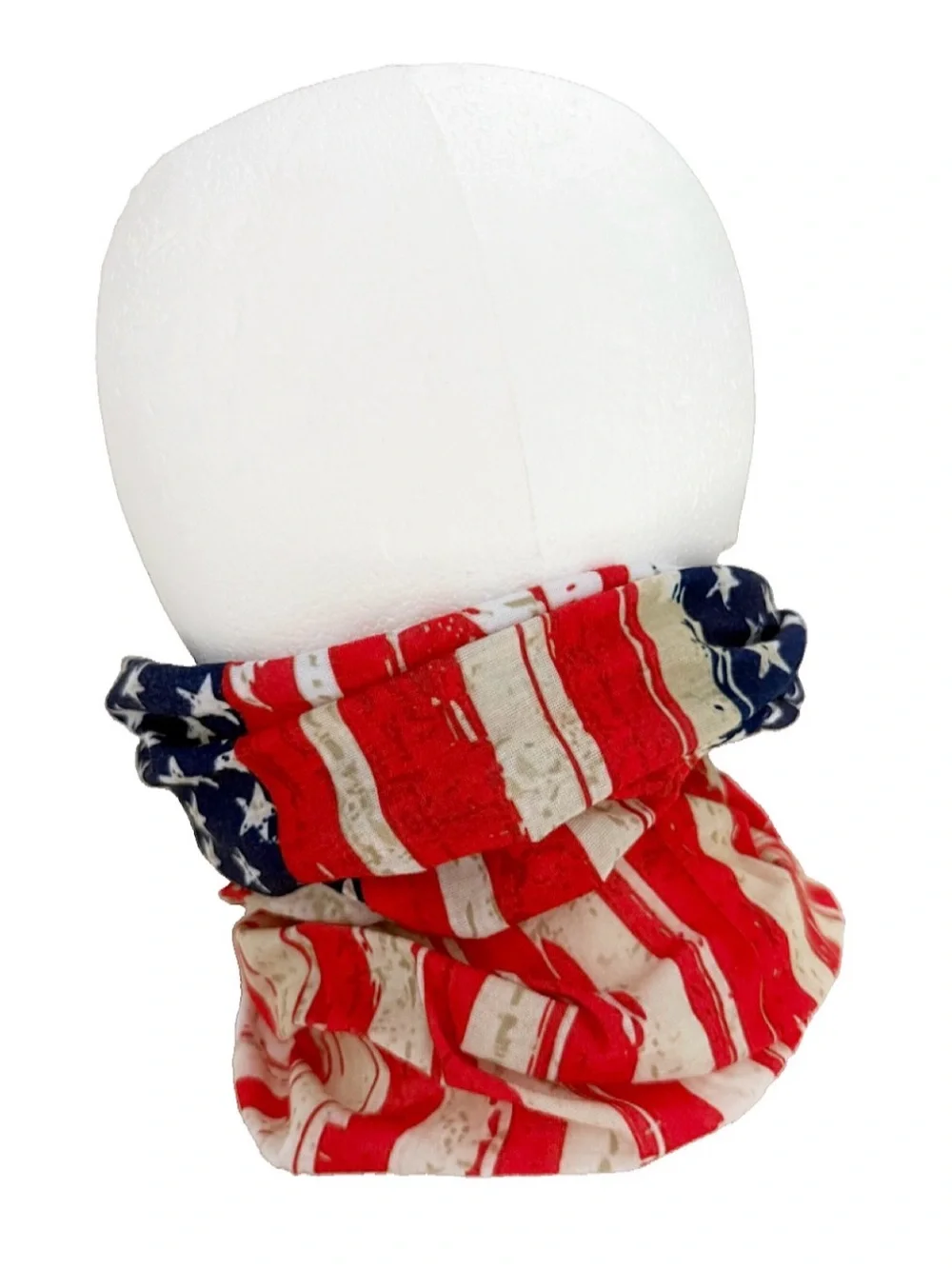 American Flag Neck Gaiter Tube Scarf Face Cover Patriotic USA One Size